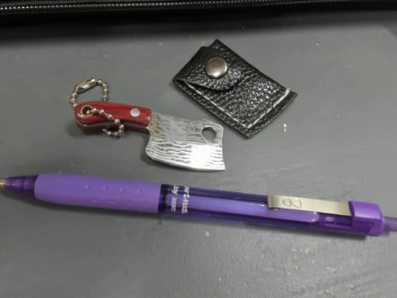 Damascus Pattern Mini Cleaver