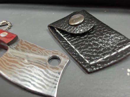 Damascus Pattern Mini Cleaver