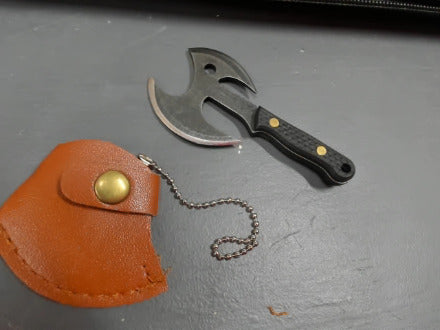 Battle Axe keychain knife