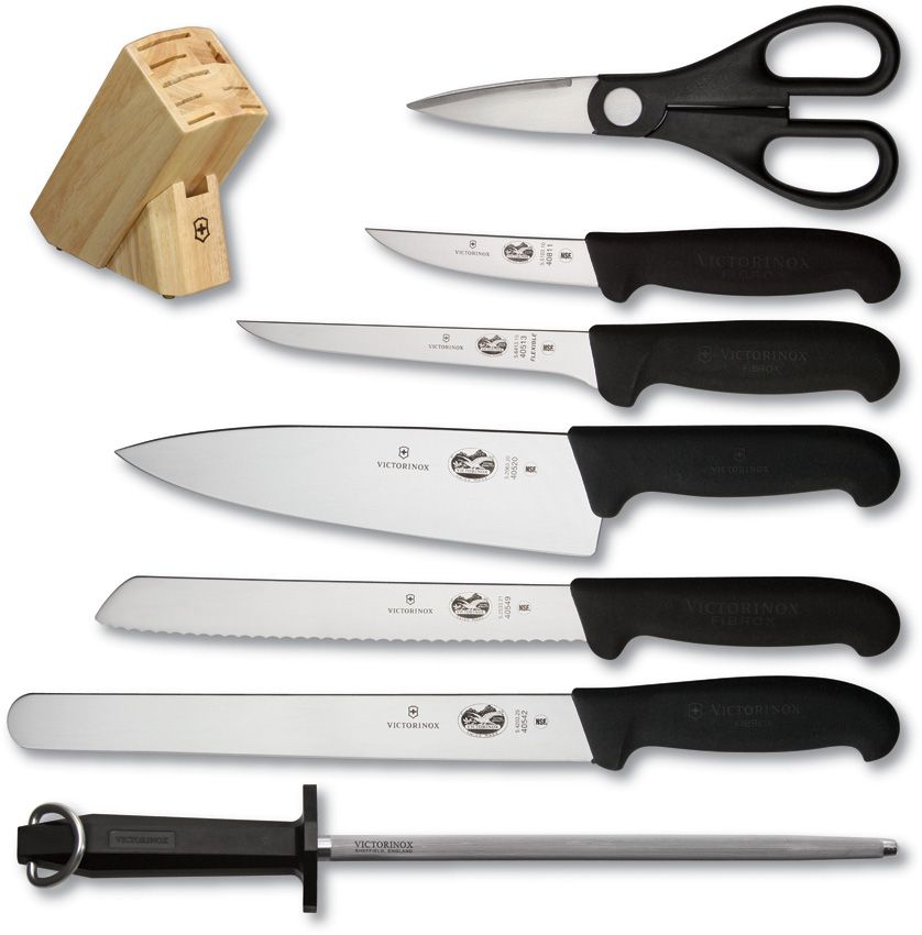 Victorinox Knife Set with Knife block
