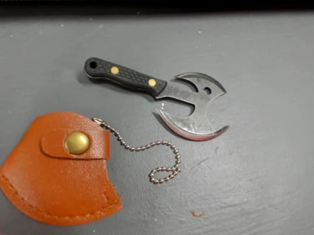 Battle Axe keychain knife