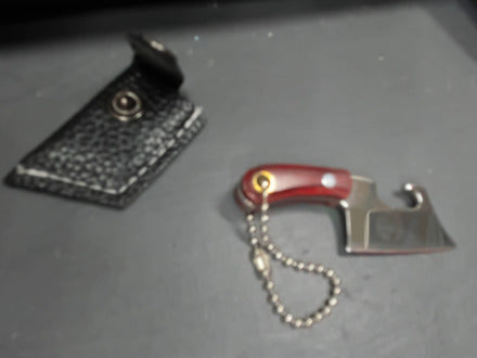 mini pointed cleaver w/bottle opener